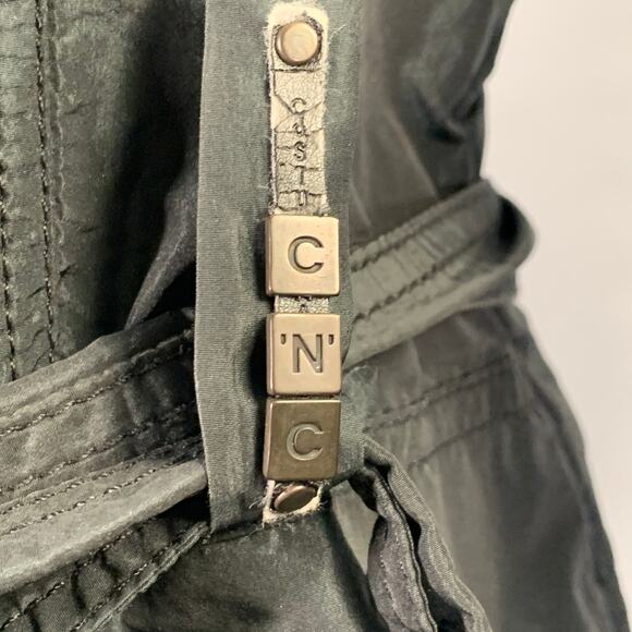 CoSTUME NATIONAL Size S Green Black Iridescent Polyester Jacket - Picture 2 of 8